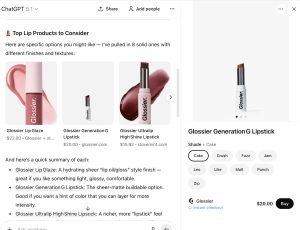 Shopify selling through ChatGPT