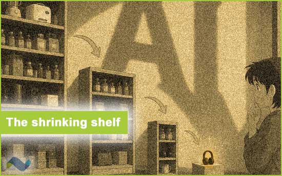 The shrinking store shelf