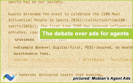Ads for agents: The debate