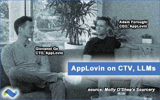AppLovin on LLMs, CTV