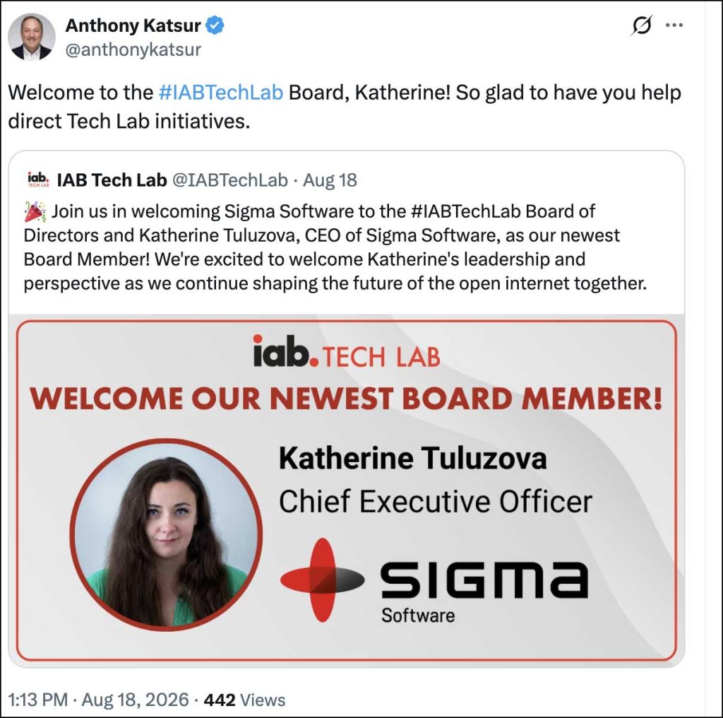 IAB Tech Lab CEO Anthony Katsur