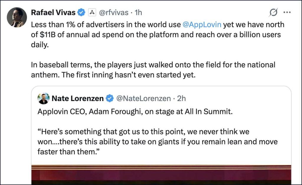Rafael Vivas of AppLovin
